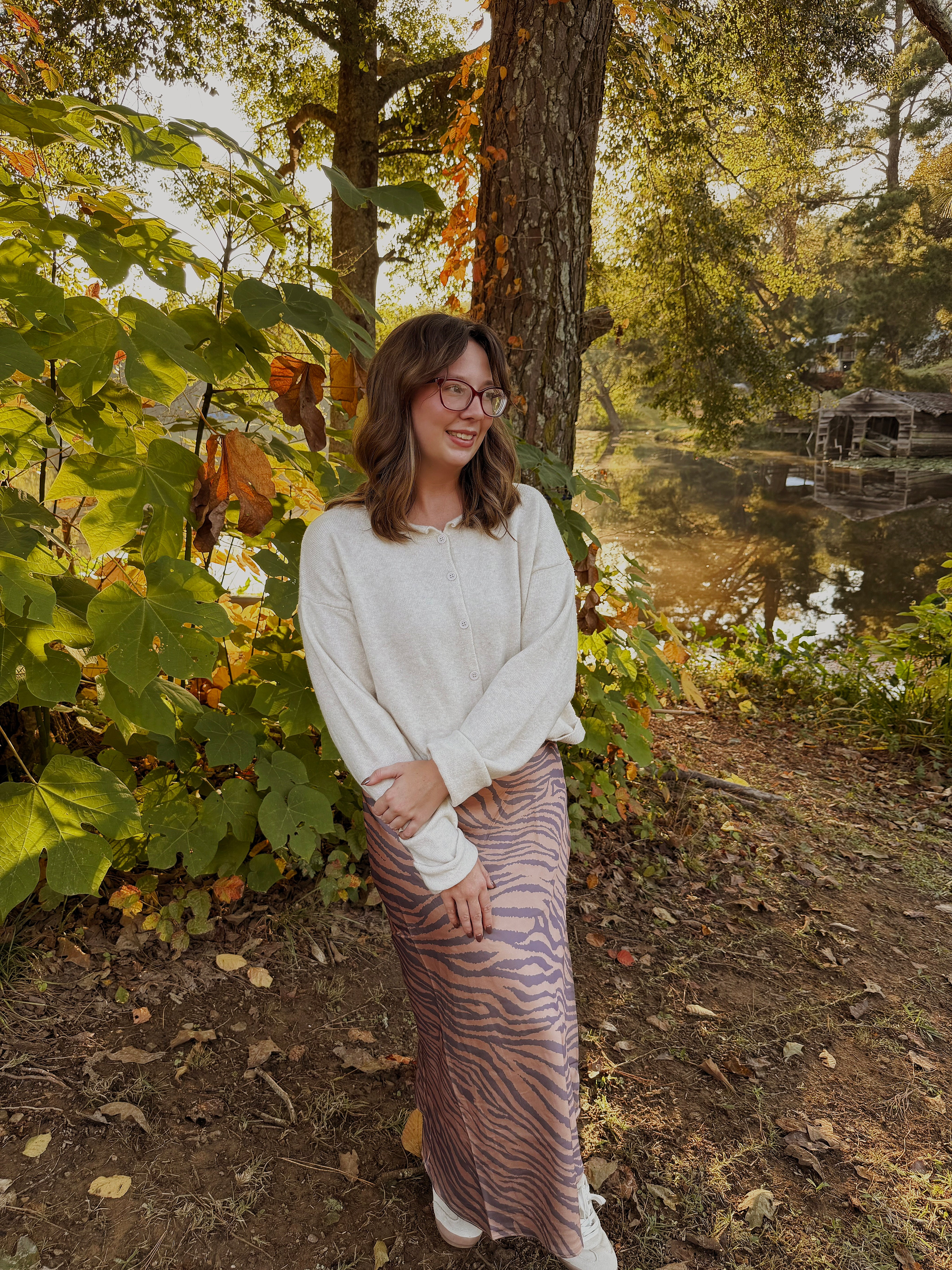 Tiger Silk Skirt