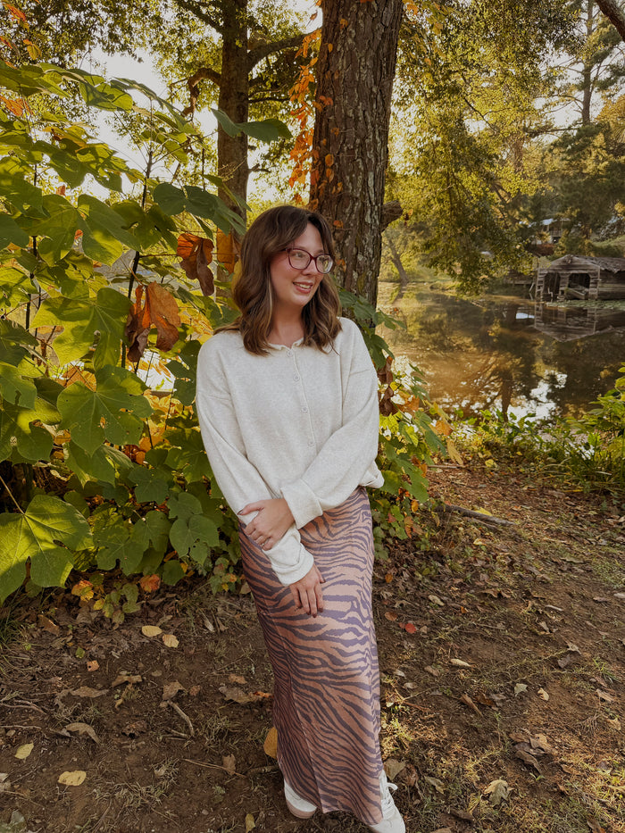Autumn Knit Cardigan Top