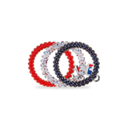 Spiral Hair Coils | Small | Atlanta Braves Hair Ties