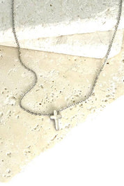 CLASSIC MINI CROSS NECKLACE