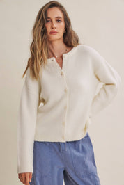 COTTON CANDY CLOUD TOUCH EASY LAYERING SWEATER CARDIGAN