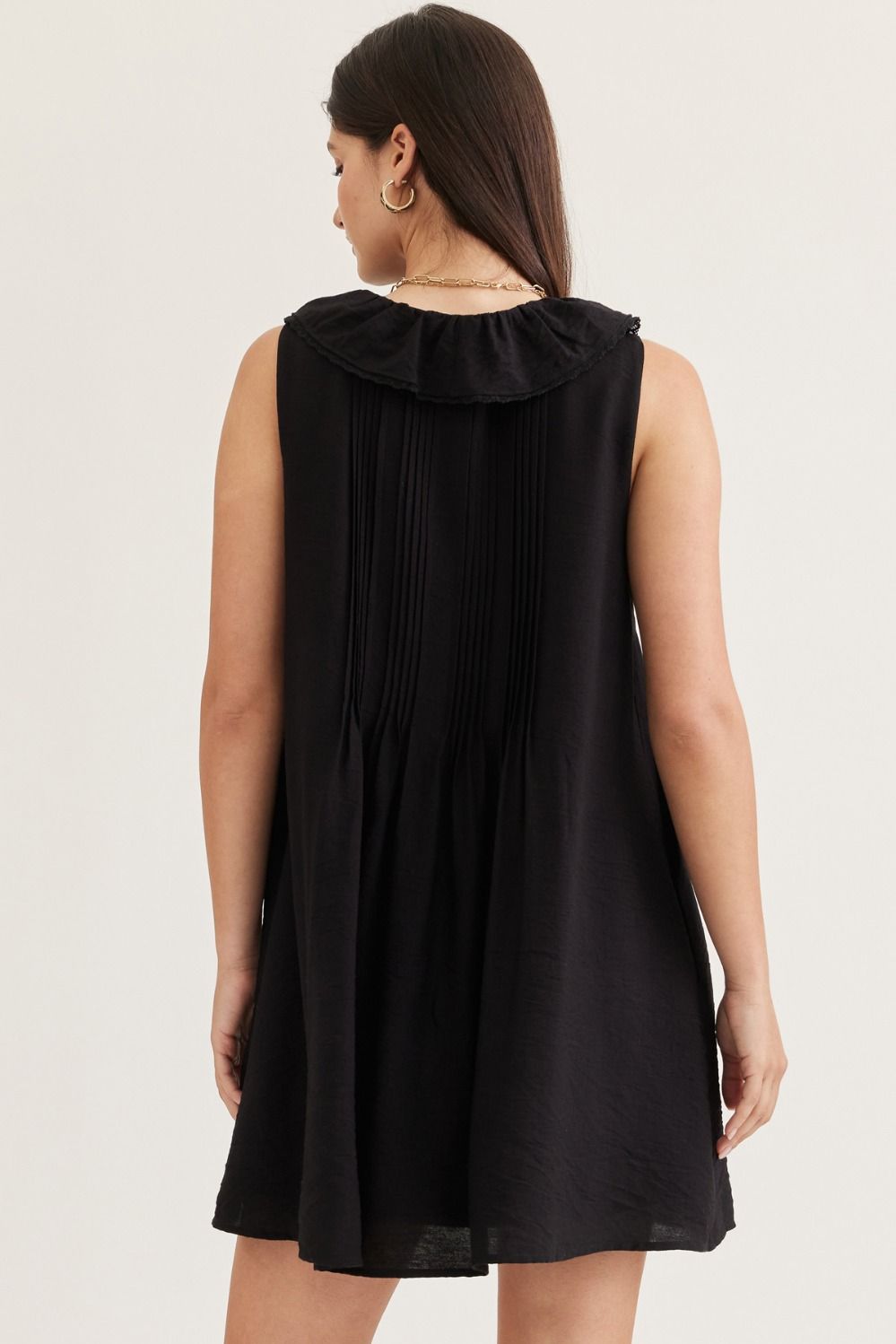Black Ruffled Dress
