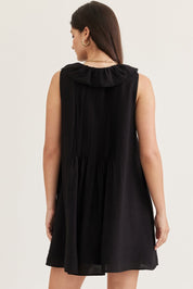 Black Ruffled Dress