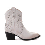 Nowhere Ankle Cowgirl Boot-White