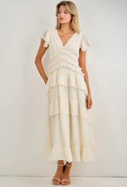 Tiered Midi Dress