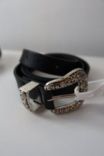 Swirl Embossed Buckle Belt