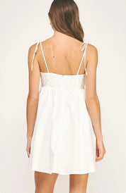 White Floral Sundress