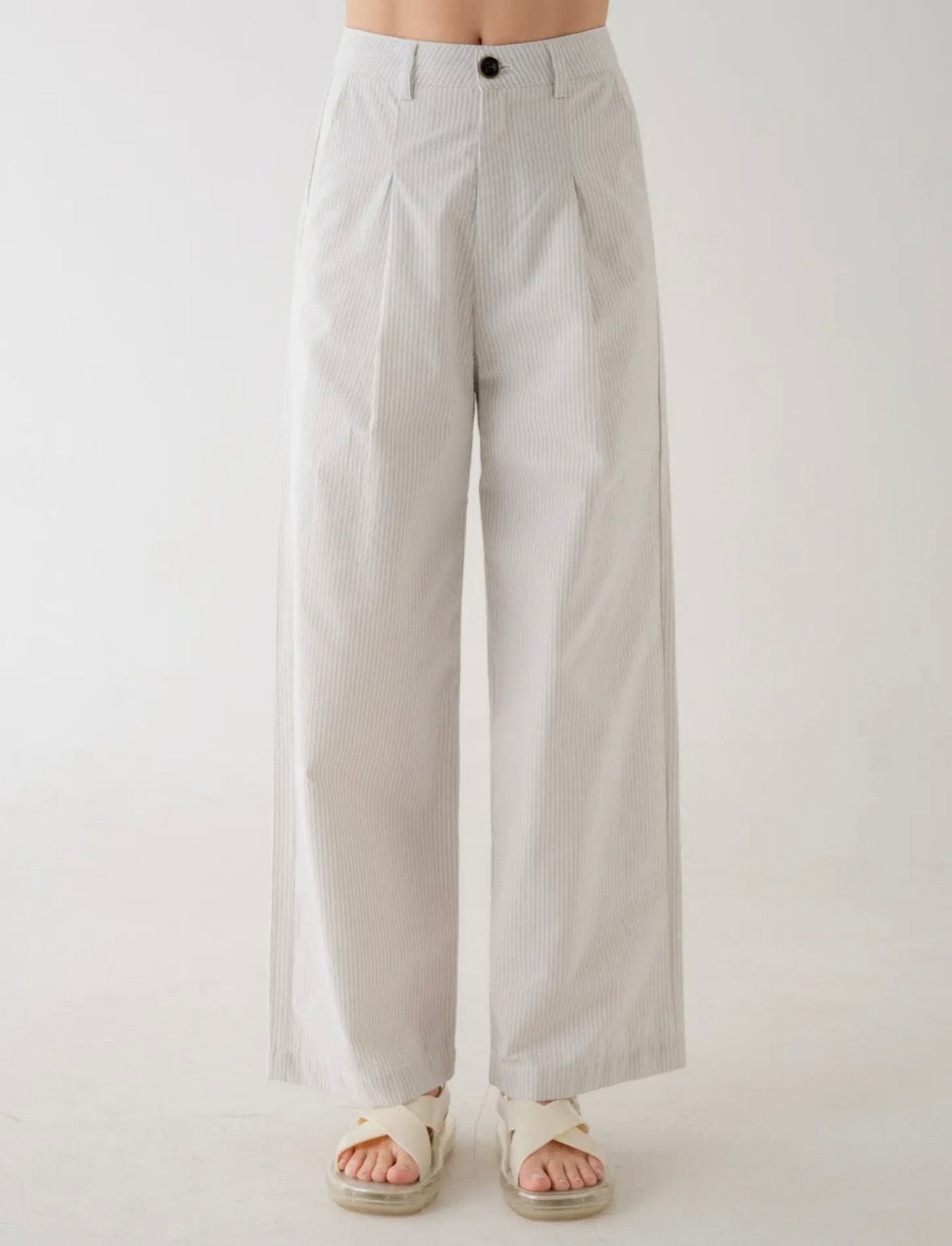 High Waist Wide Leg Trousers