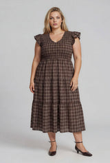 Maple Lane Curve Plaid Set