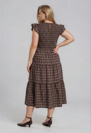 Maple Lane Curve Plaid Set