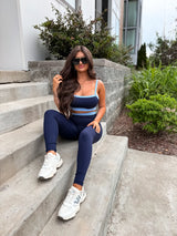 Blueberry Power Split Bra