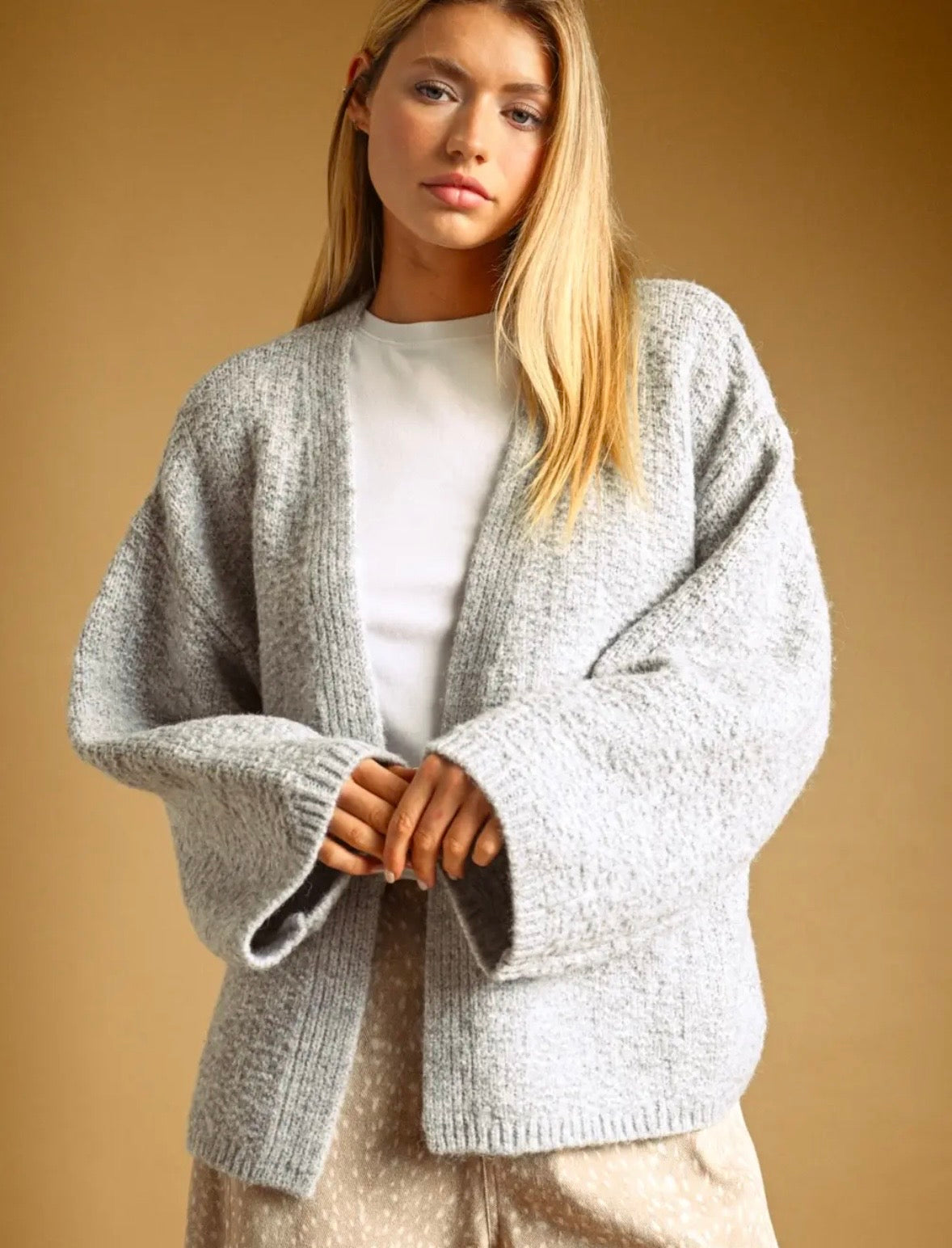 Oversized Knit Cardigan