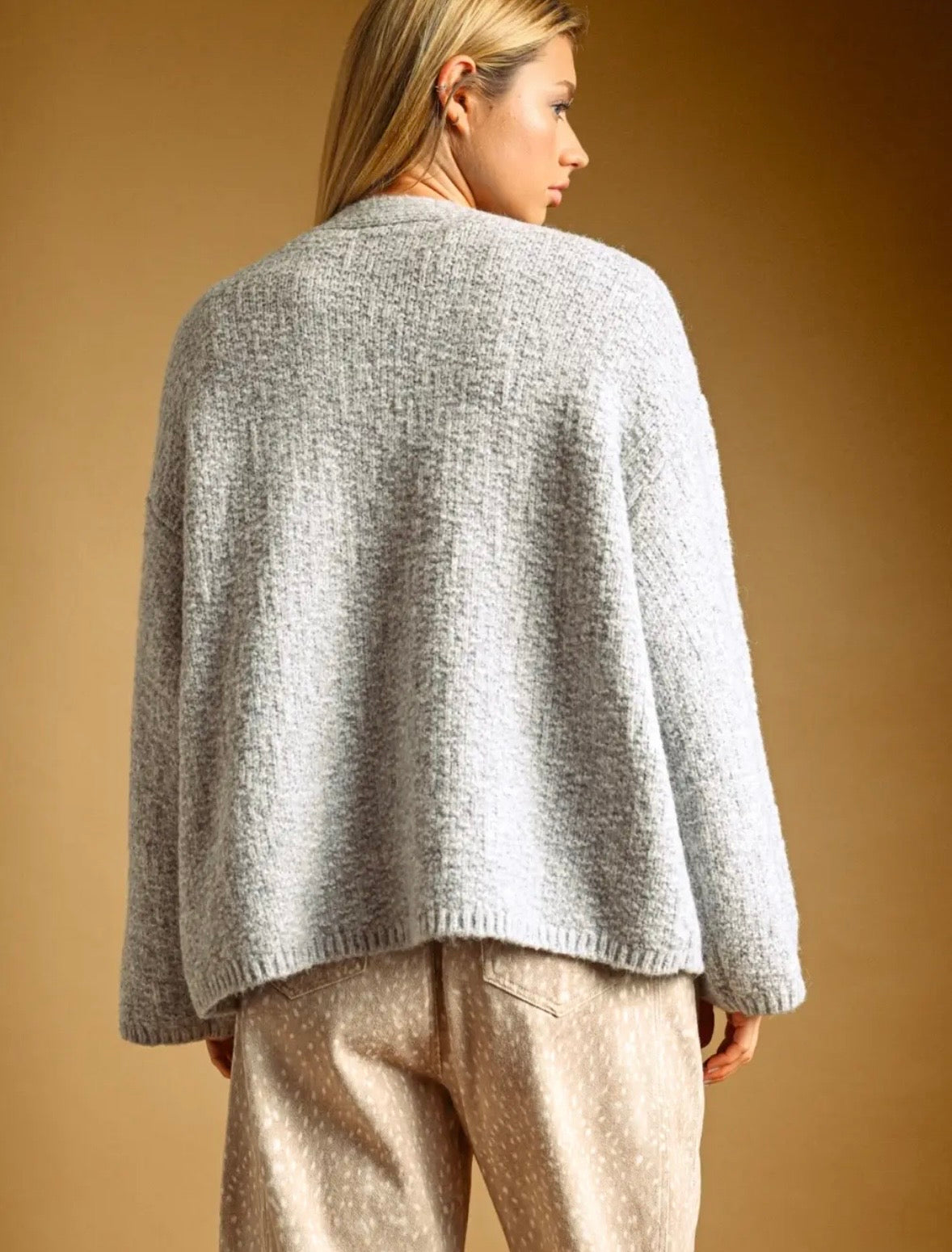 Oversized Knit Cardigan