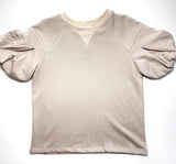 Girls Box Pleat Puff Terry Top
