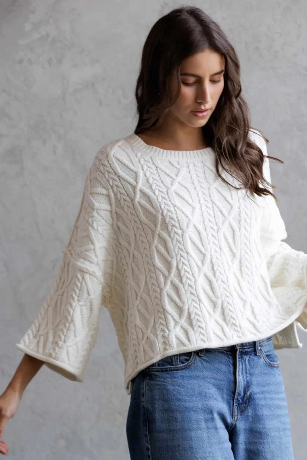 Knit Cropped Sweater