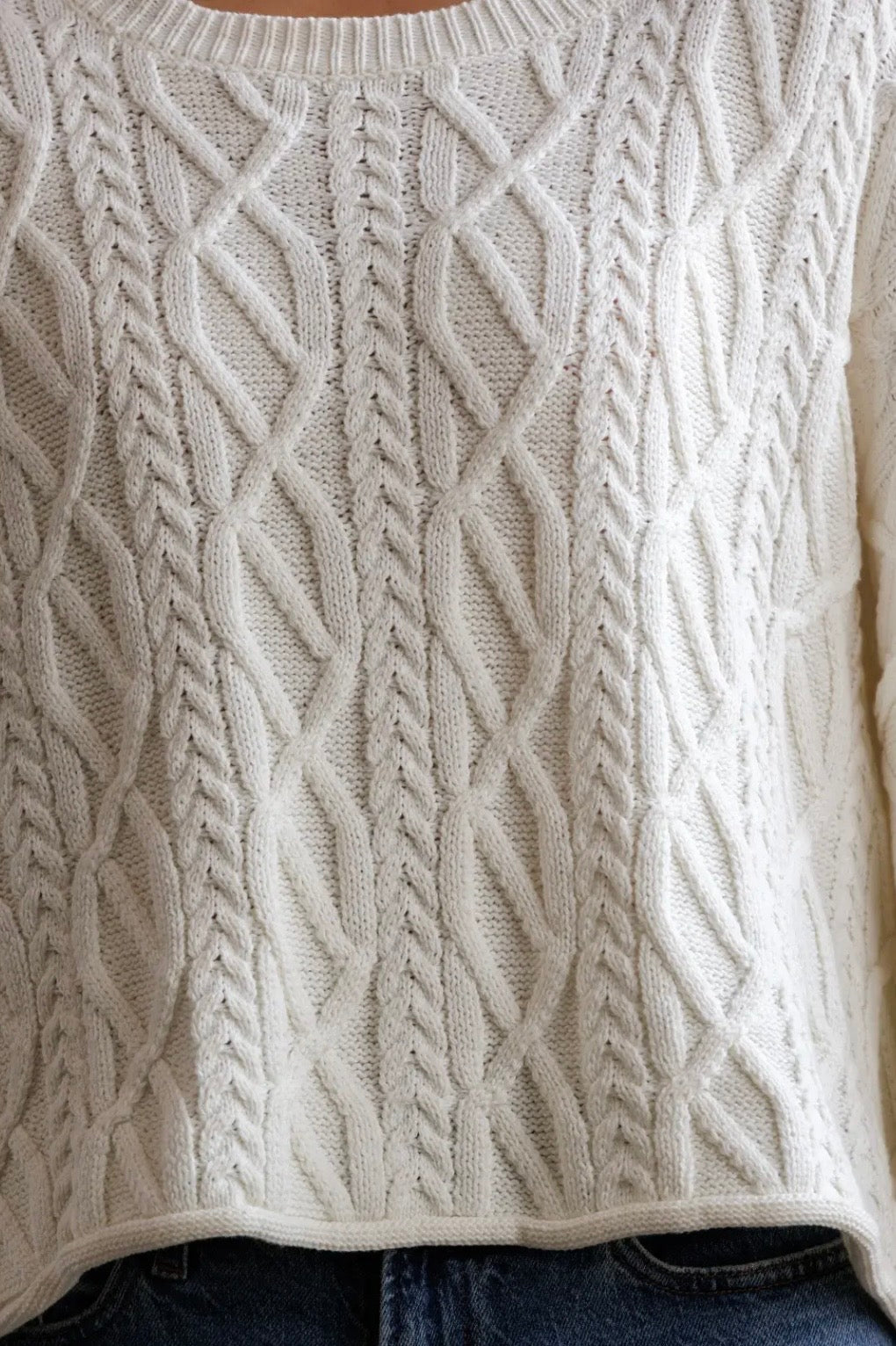 Knit Cropped Sweater