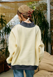 Saved By Grace Mock Neck Sweatshirt