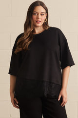 The Curve Juliette Lace Blouse
