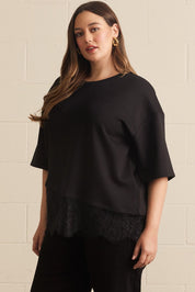 The Curve Juliette Lace Blouse