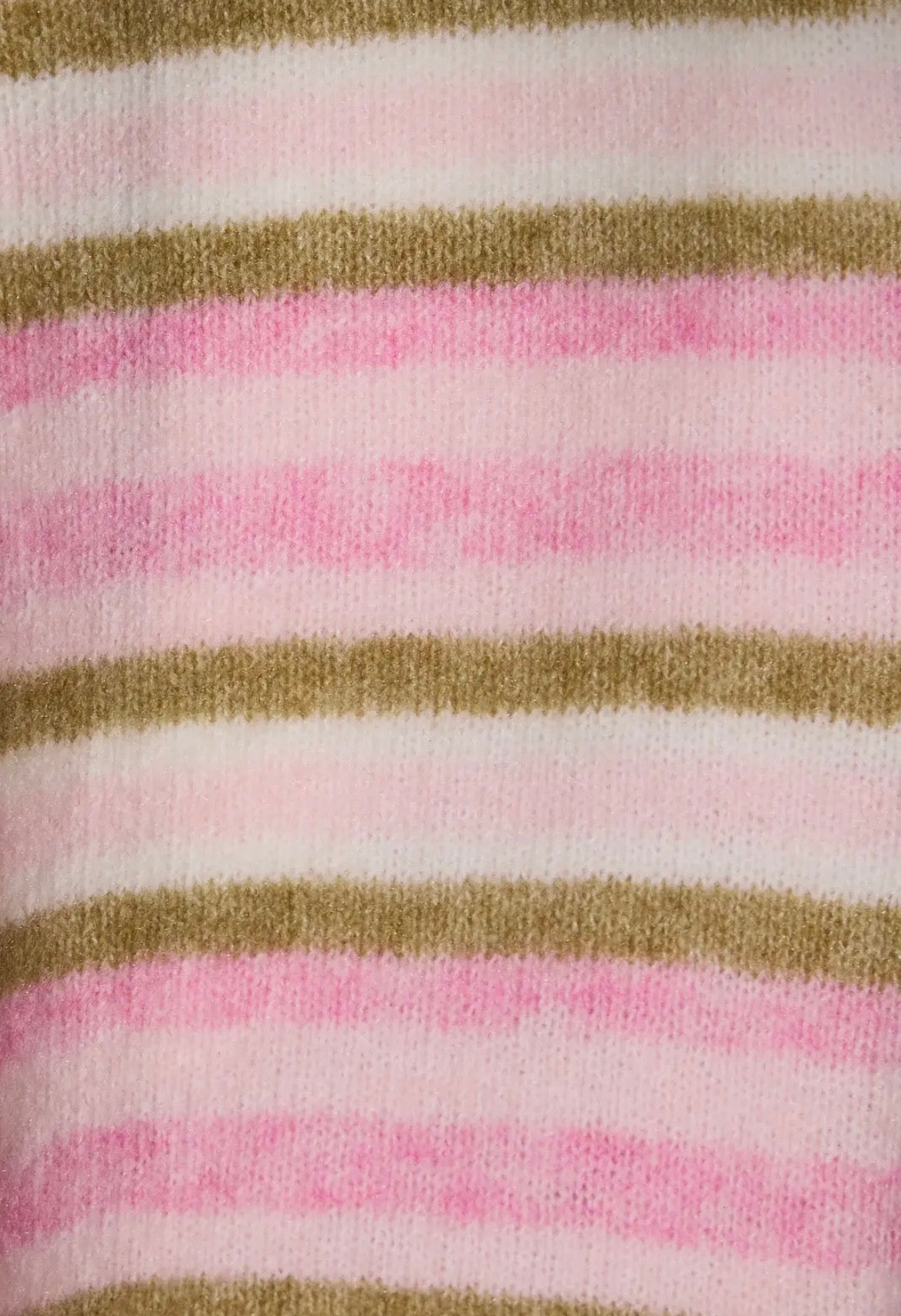 Multi Stripe Crew Neck Cardigan