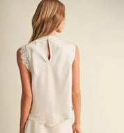 Drape High Neck Top