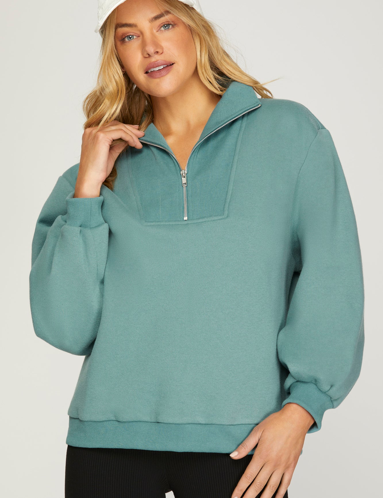 Long Sleeve Half Zip Top