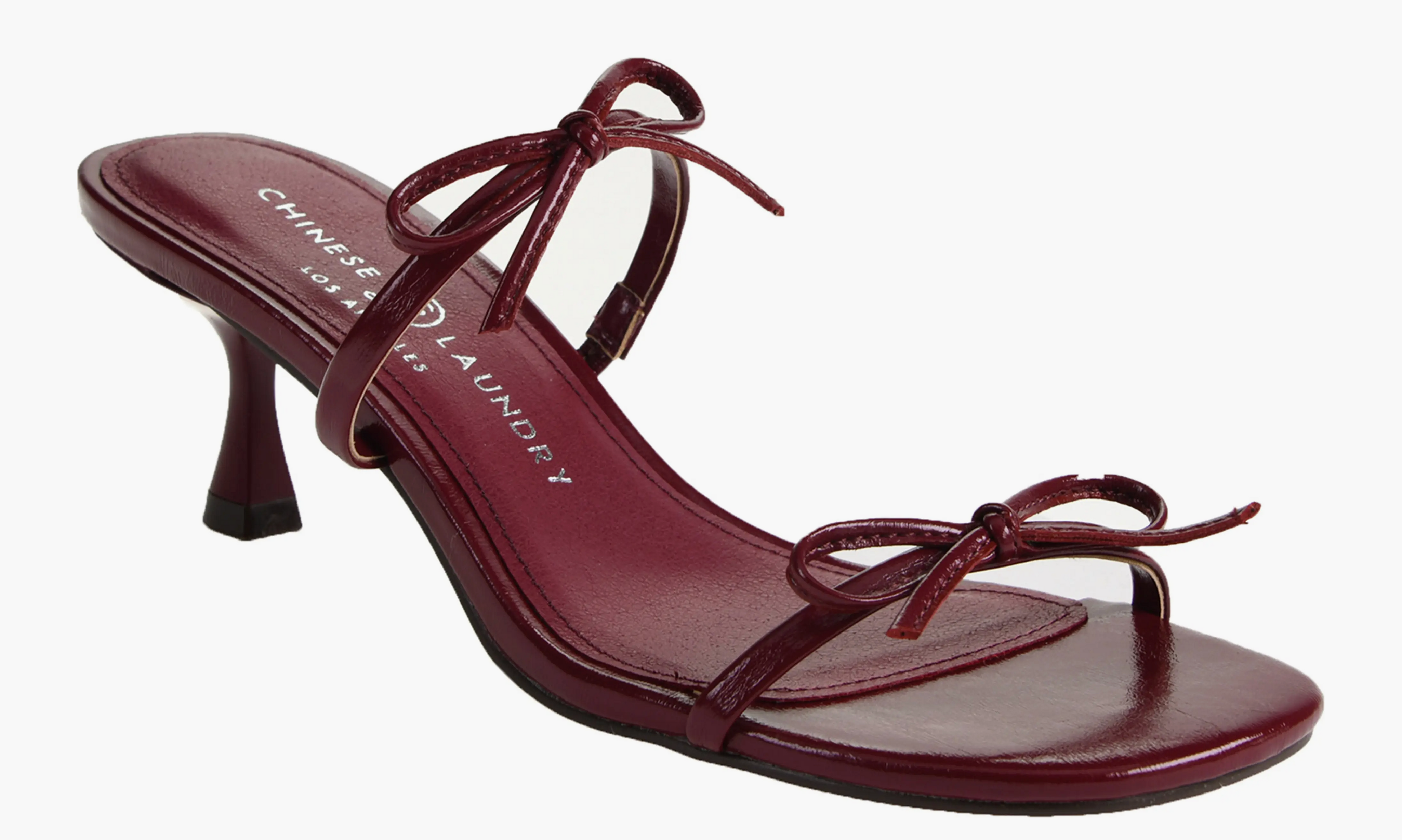 Chinese Laundry Kitten Heel with Bows | Red