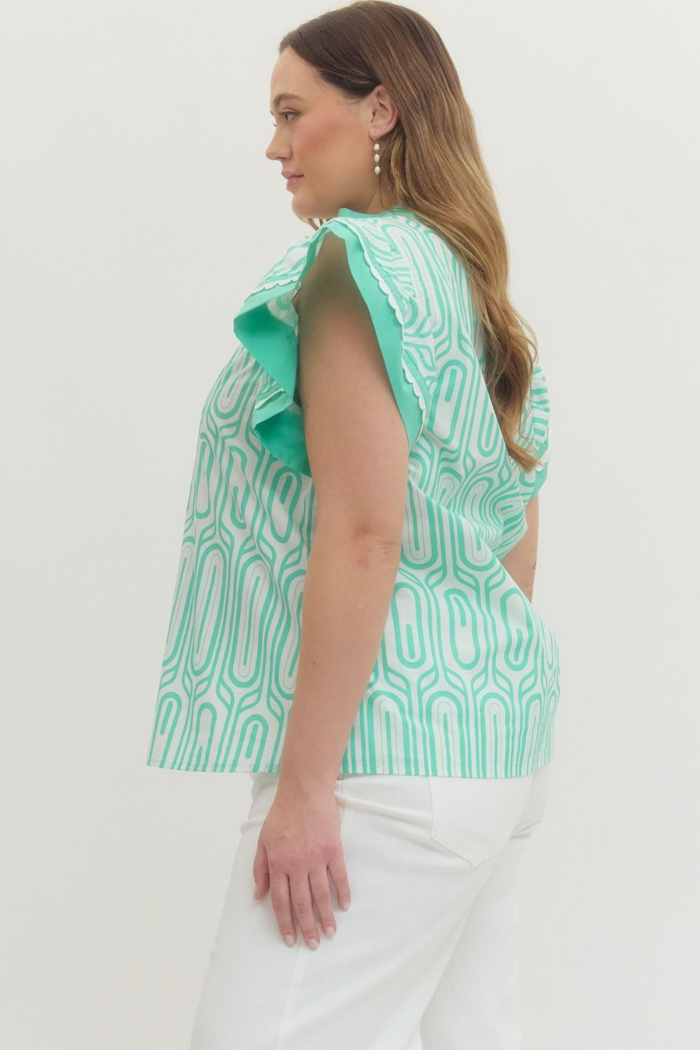 Mint Green Plus Size Top