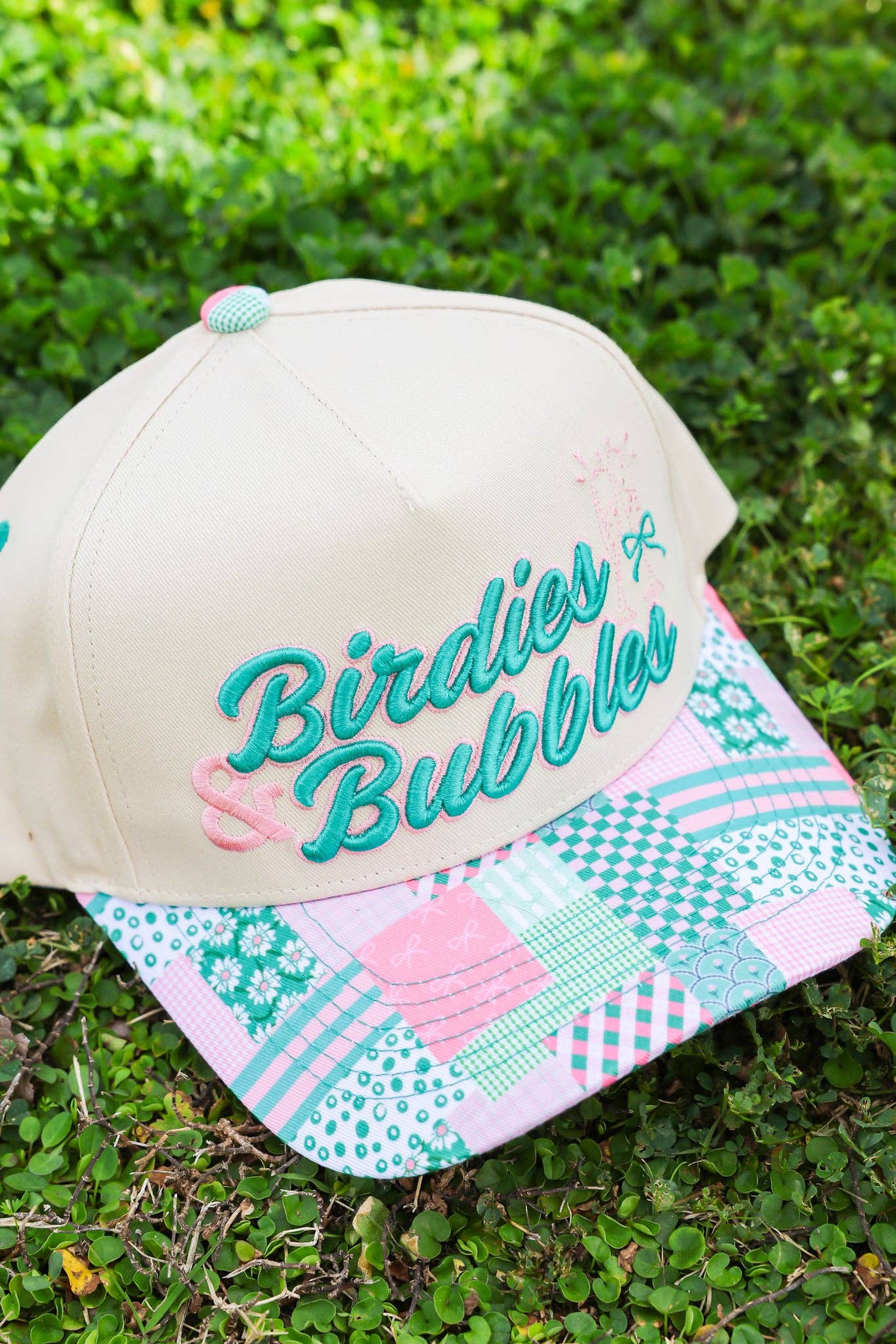 BIRDIES & BUBBLES CANVAS CAP