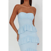 SWEETHEART TIERED MAXI DRESS