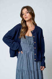 Blue Ridge Button Cardigan