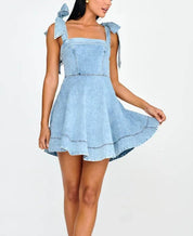 Stylish Halter Cowgirl Dress