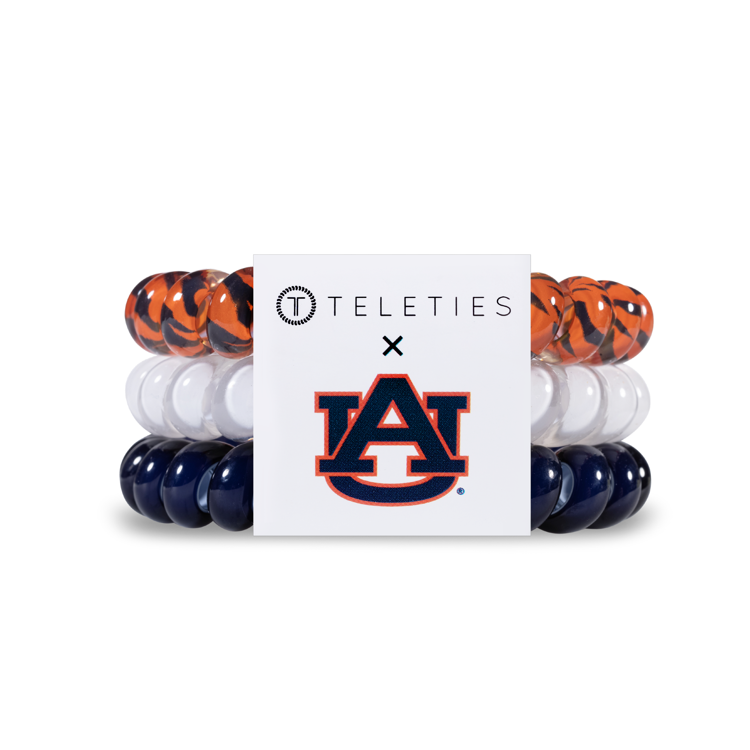 Spiral Hair Coils | Large | Auburn Univ. Hair Ties