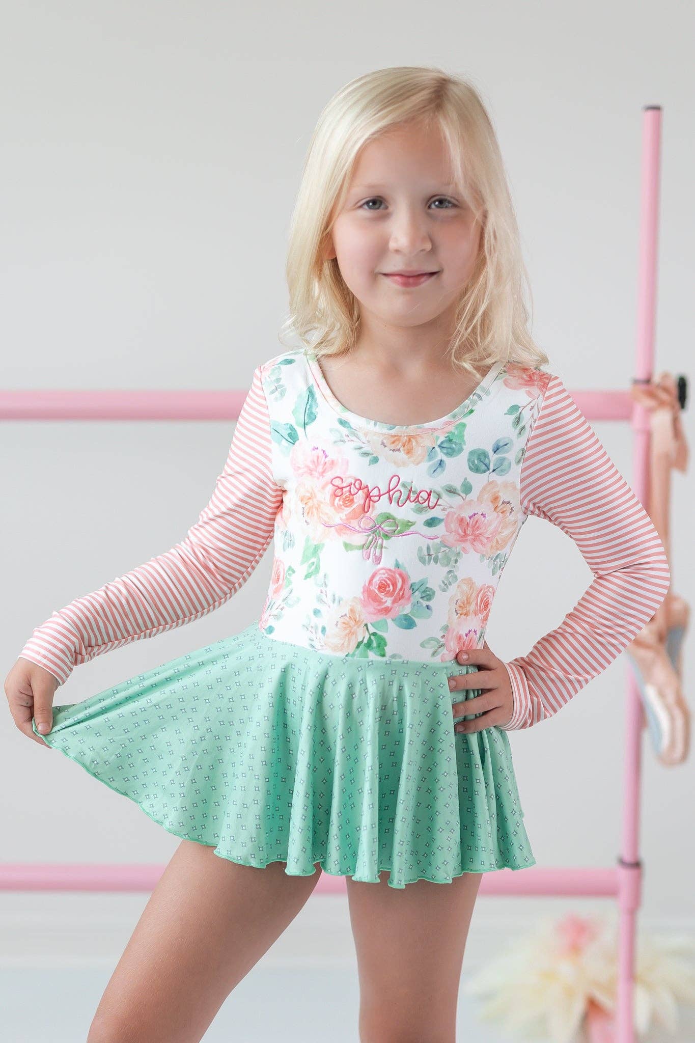 Farrah Leotard- Peachy Keen