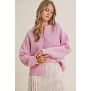 COTTON CANDY CLOUD TOUCH EASY LAYERING SWEATER CARDIGAN