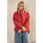 Zip Up Packable Puffer Jacket