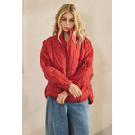 Zip Up Packable Puffer Jacket