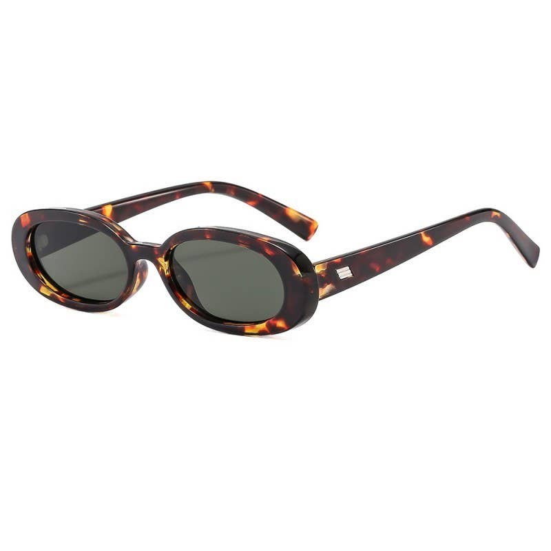 RETRO  ACETATE FRAME SUNGLASSES