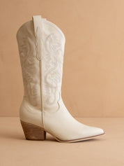 Ivory Classic Western Boot