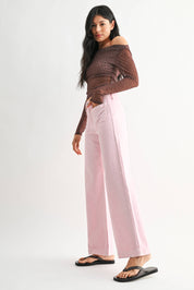 Micro Patch Pocket Wide Leg