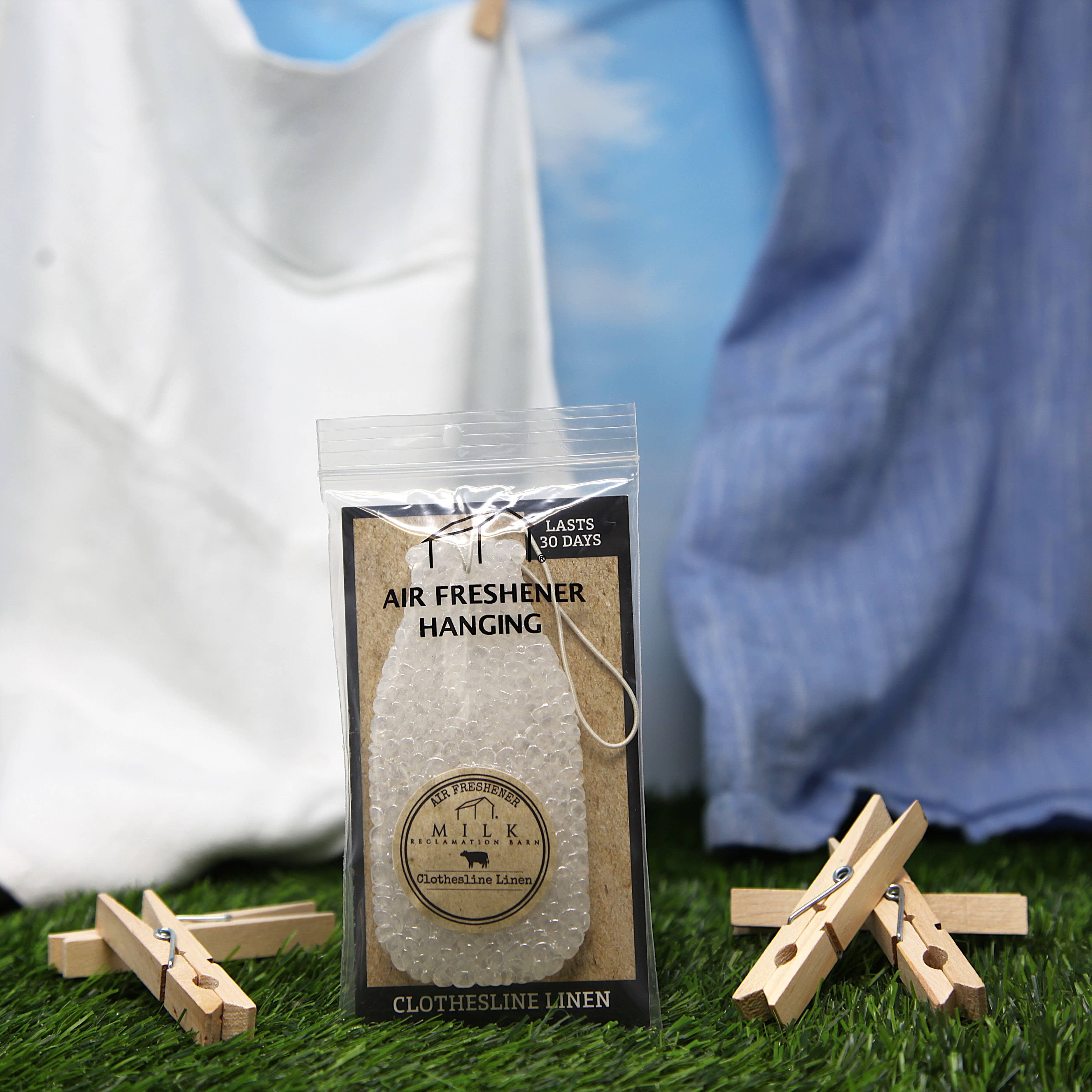 Air Freshener - Car Air Freshener Hanging: Clothesline Linen