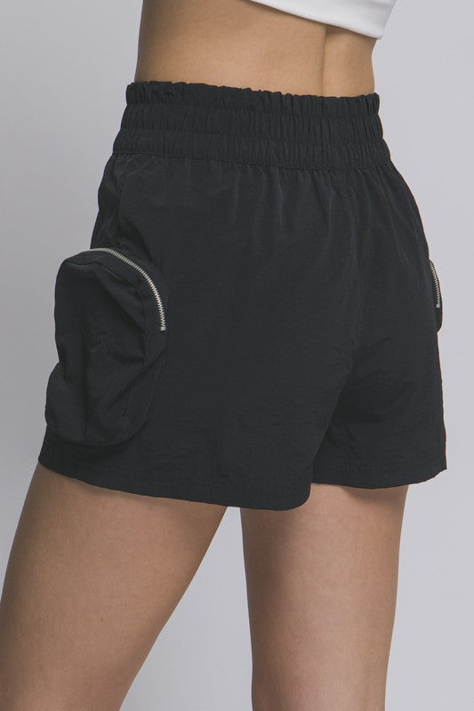 Cargo Zip Pocket Shorts