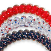 Spiral Hair Coils | Small | Atlanta Braves Hair Ties