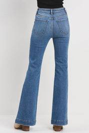 Flare Denim Jeans | Front Seam Vintage