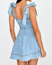 Stylish Halter Cowgirl Dress
