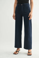 NAVY - Mini Patch Pocket Wide