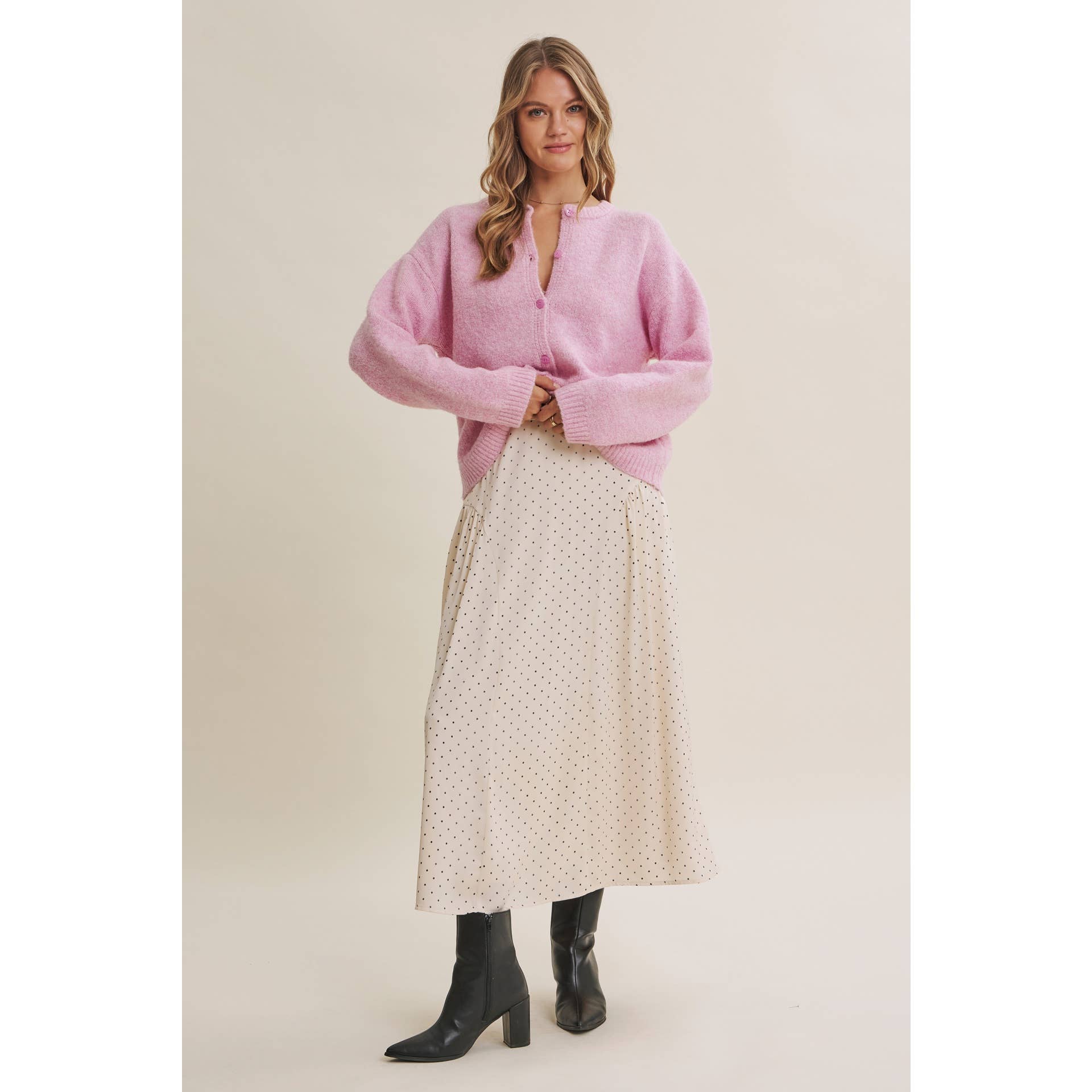 COTTON CANDY CLOUD TOUCH EASY LAYERING SWEATER CARDIGAN