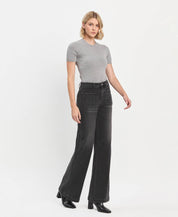 Vervet Black High Rise Trouser Jeans