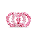 Silk Hair Scrunchies | Small | Pink Ribbon Power