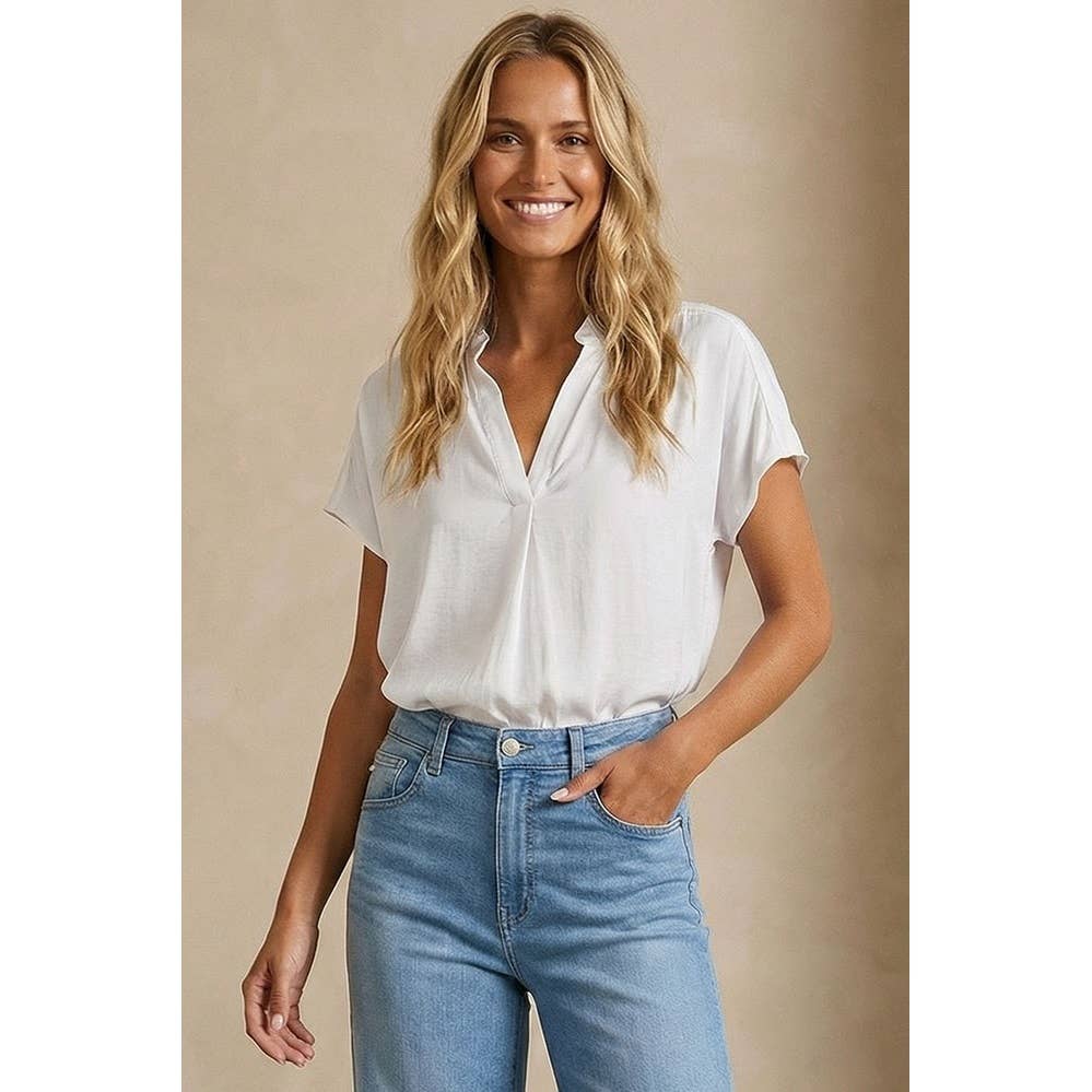 Drop Shoulder Regular Blouse